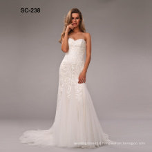 Latest design high quality wedding dresses for fat women